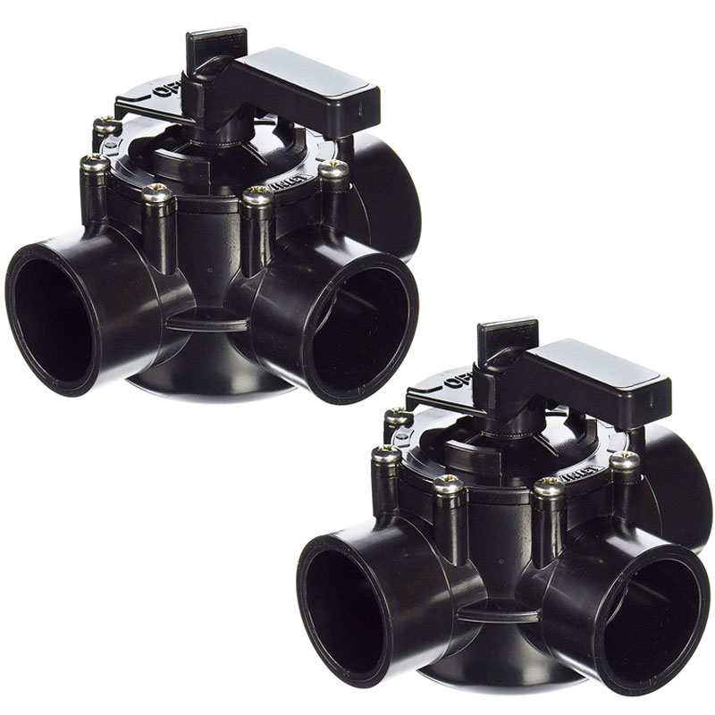 4717 Jandy Type 3 Way Port Positive Seal Diverter Valve 2in. - 2.5in. 2-Pack Multi-Pack