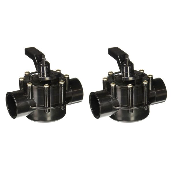 4724 Jandy Neverlube 2-Way CPVC Diverter Valve 1.5in. - 2in. - 2 Pack