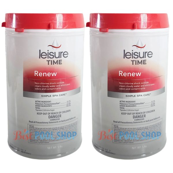 RENU5 Leisure Time Renew Non-Chorine Shock 5lb - 2 Pack