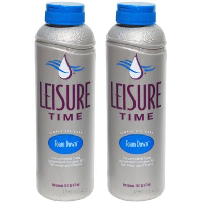 HQ Leisure Time Spa Foam Down 16oz. H (2 Count)