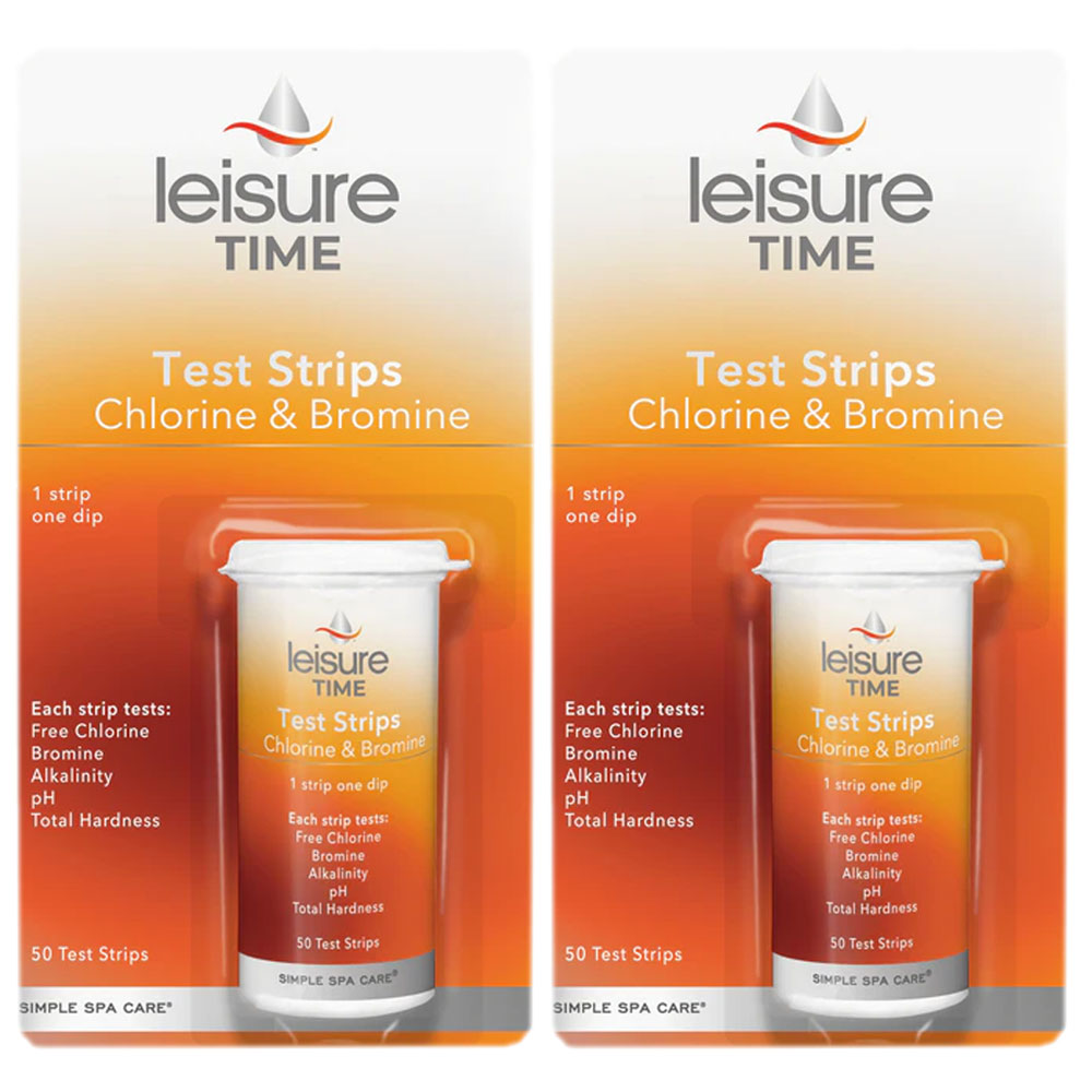 45006A Leisure Time Spa Hot Tub Bromine Test Strips 45005 2-Pack Multi-Pack