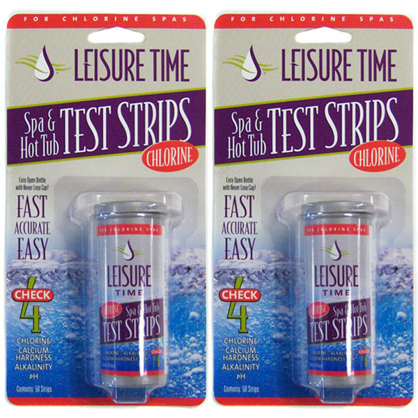 45010A Leisure Time Spa Hot Tub Chlorine Test Strips (2 Count)