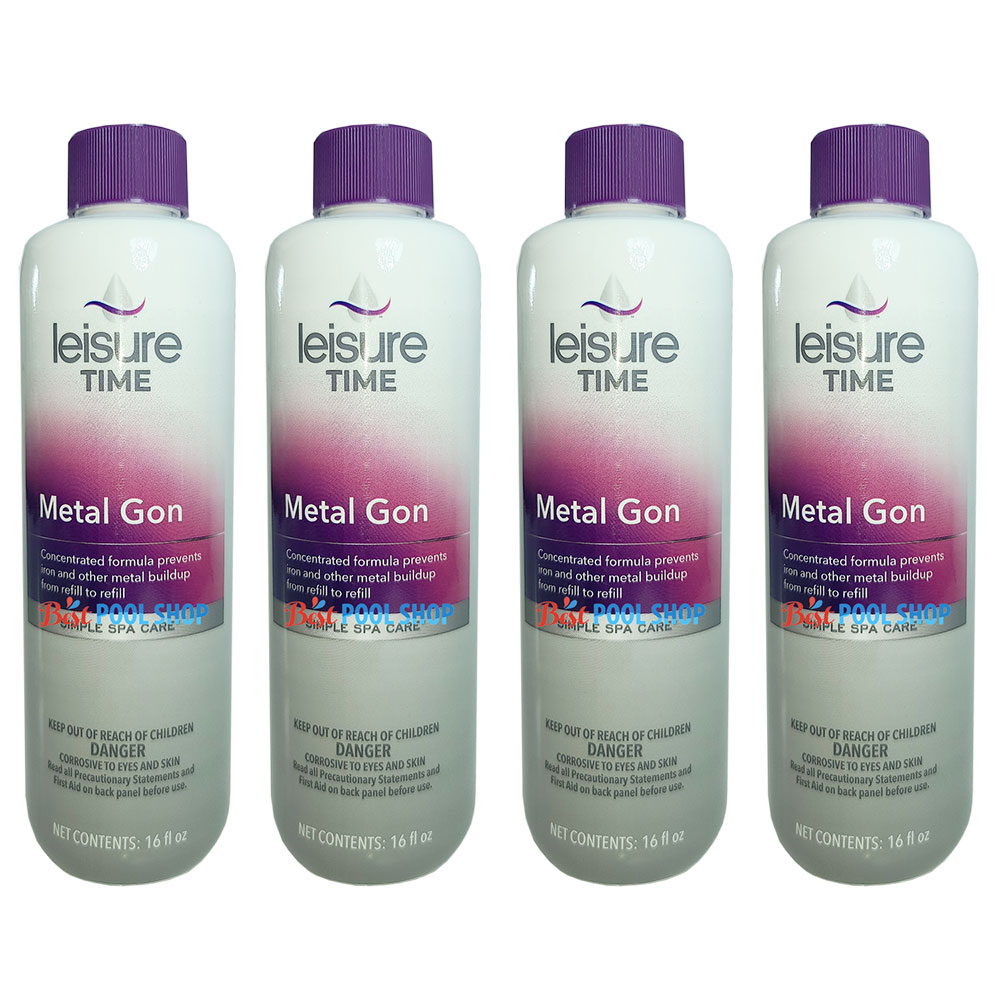 D Leisure Time Spa Metal Gon 16oz. (4 Count)