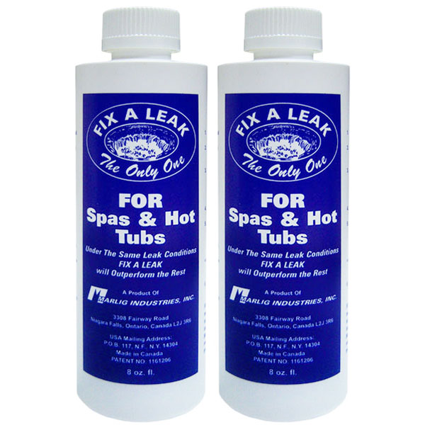 FAL8 Marlig Fix A Leak Spa & Hot Tub Leak Sealer 8 oz. 2-Pack Multi-Pack