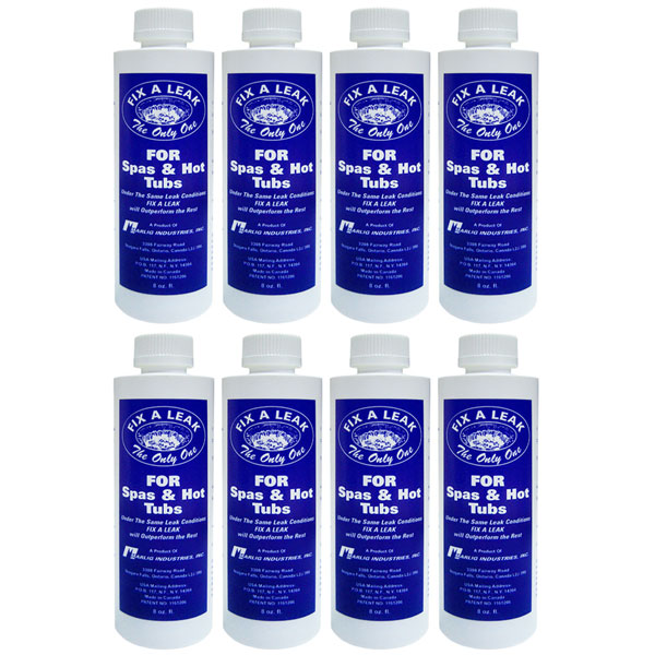 FAL8 Marlig Fix A Leak Spa & Hot Tub Leak Sealer 8 oz. 8-Pack Multi-Pack