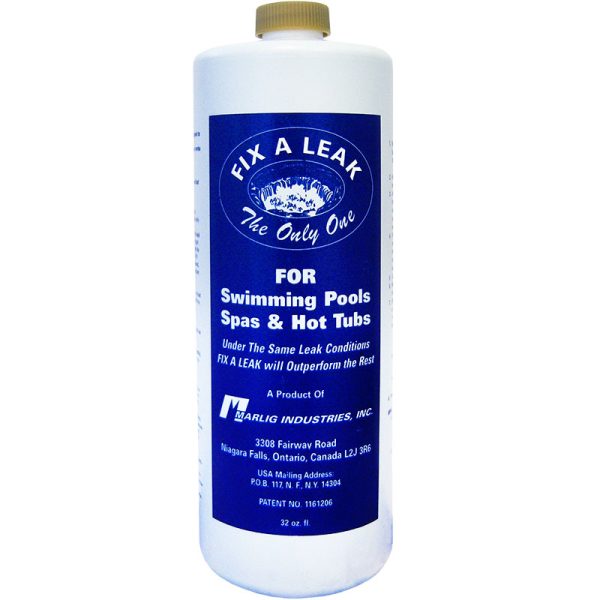 Marlig Fix A Leak Swimming Pool Spa Hot Tub Leak Sealer 32oz. FAL32