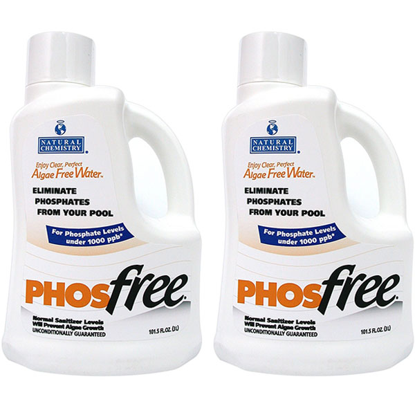 15121NCM Natural Chemistry 3L Phosphate Remover PhosFree NoPHOS 2-Pack Multi-Pack