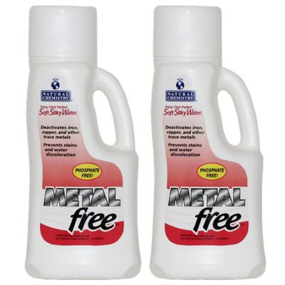 17001NCM Natural Chemistry Metal Free Metal Stain Remover 1 Liter 2-Pack Multi-Pack