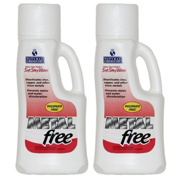 17001NCM Natural Chemistry Metal Free Metal Stain Remover 1 Liter - 2 Pack