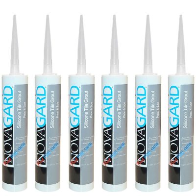 RX71650-10C2 700-165 Novagard Swimming Pool Tile Gray Grout Sealer Sealant 6-Pack Multi-Pack