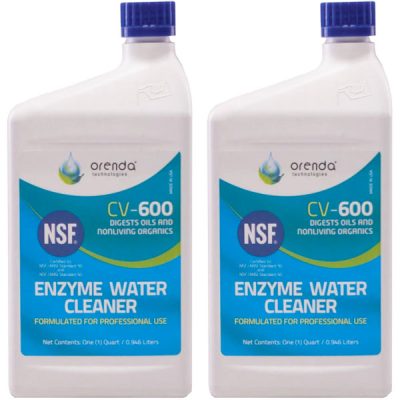 ORE-50-133 Orenda CV-600 Enzyme Pool Water Cleaner 1qt. 2-Pack Multi-Pack