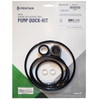 356197 GENUINE Pentair SuperFlo 342001 VS SuperMax Pump Seal Kit