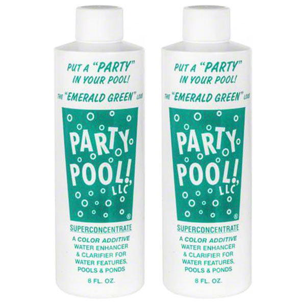 47016-00012 Party Pool Dye Color Additive Emerald Green 8oz 2-Pack Multi-Pack