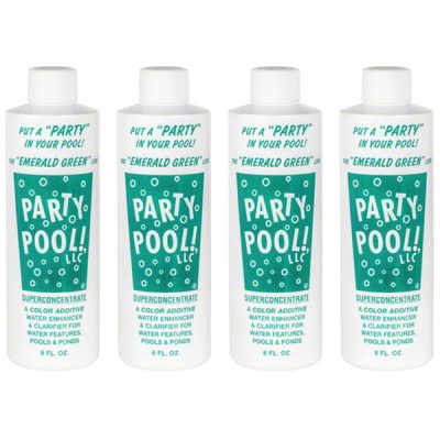 47016-00012 Party Pool Dye Color Additive Emerald Green 8oz - 4 Pack