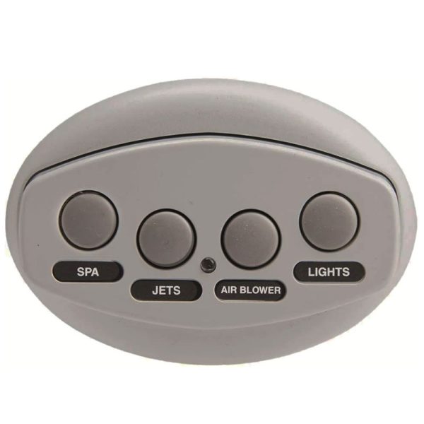 521886 Pentair Gray 100 ft. Four Button iS4 Spa Side Remote