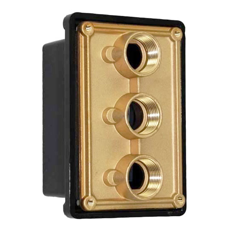 78310500 Pentair Pool Spa Light Junction Box Brass 0.5 1/2 in.