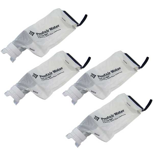 360002 GENUINE Pentair GENUINE Legend II Debris Bag 4-Pack Multi-Pack