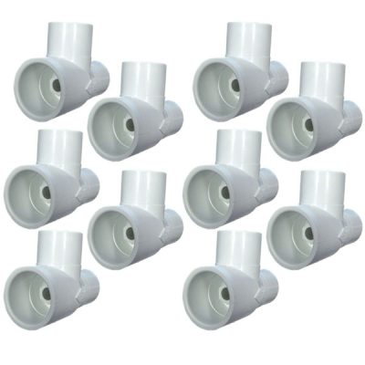 210-3330 Pool Spa Gunite Venturi Tee #7 1' Slip x 1' Spigot x 0.75' 10-Pack Multi-Pack