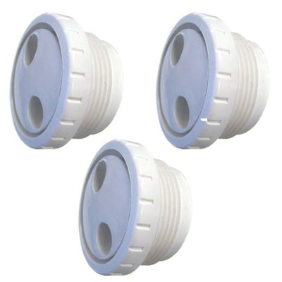 TS101 Pool Spa Pulsator Fitting White 1 1/2 inch MPT Waterway 212-9170B (3 Count)