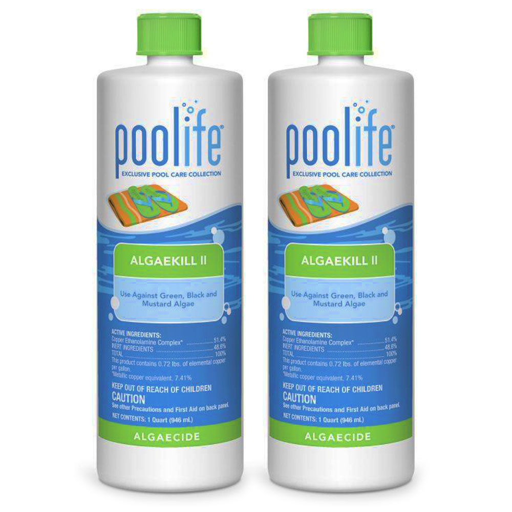 62070 Poolife AlgaeKill II Swimming Pool Algaecide (2 Count)