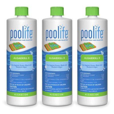 62070 Poolife AlgaeKill II Swimming Pool Algaecide (3 Count)