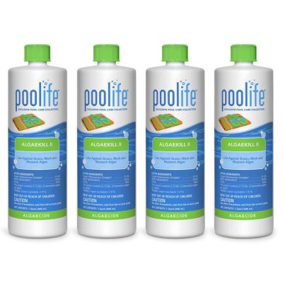 62070 Poolife AlgaeKill II Swimming Pool Algaecide (4 Count)