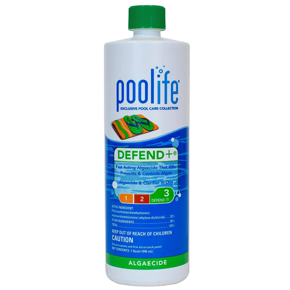 62076 Poolife Defend+ Defend Plus Algaecide 1 qt.