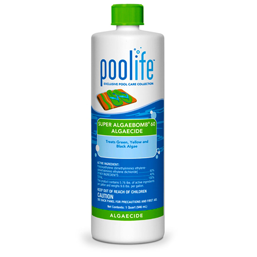 61110 Poolife Super Algae Bomb 60 Swimming Pool Poly Quat Algaecide