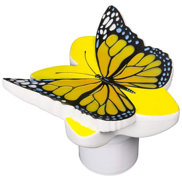 32128 PoolMaster Yellow Butterfly 3 in. Pool Chlorine Tablet Feeder