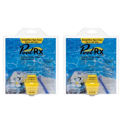 101057 PoolRx Yellow 100-400 Gal. Small Spa Unit - 2 Pack