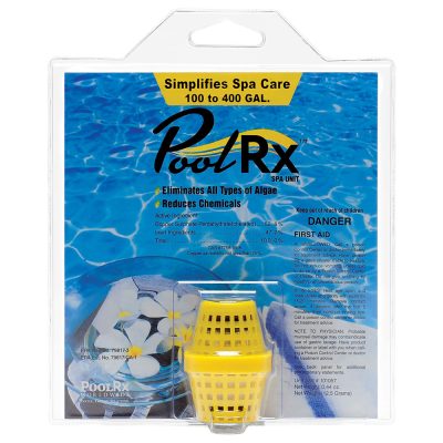 101057 PoolRx Yellow 100-400 Gal. Small Spa Unit