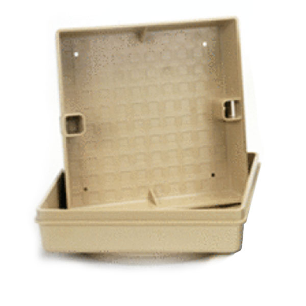 SQPALTAN Pour-A-Lead Skimmer Cover 11 in Square Pal Tan