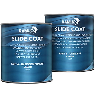 93009301 Ramuc Swimming Pool Slide Coating Clear 0.5 Gallon