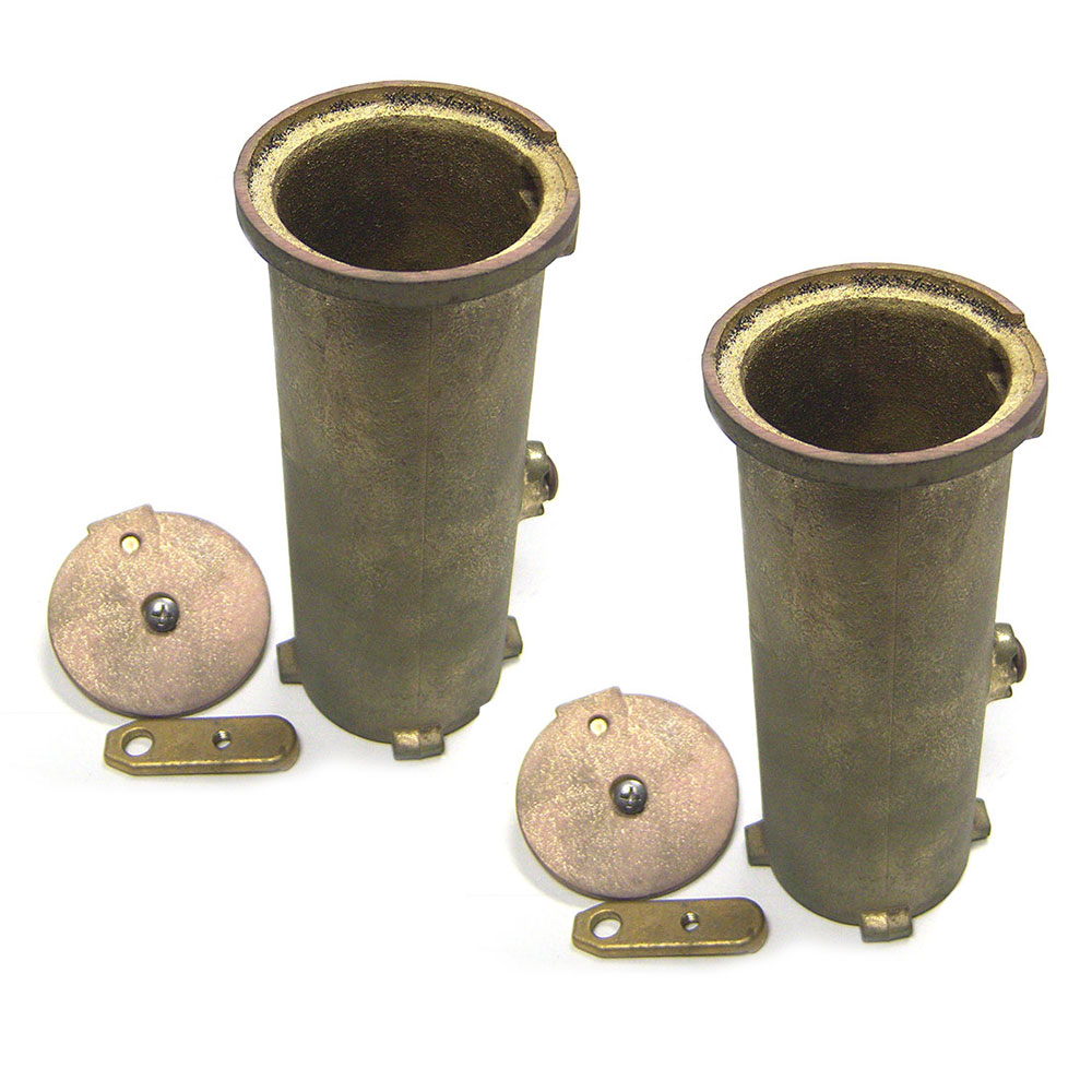 AS-100D S.R. Smith 6 inches Bronze Anchor Rail Socket 2-Pack Multi-Pack