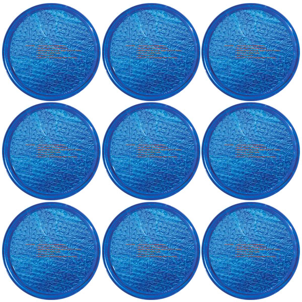 SSRA-BL-02 Solar Sun Rings Plain Blue Water Anchors 5ft. OD  (12 Count)