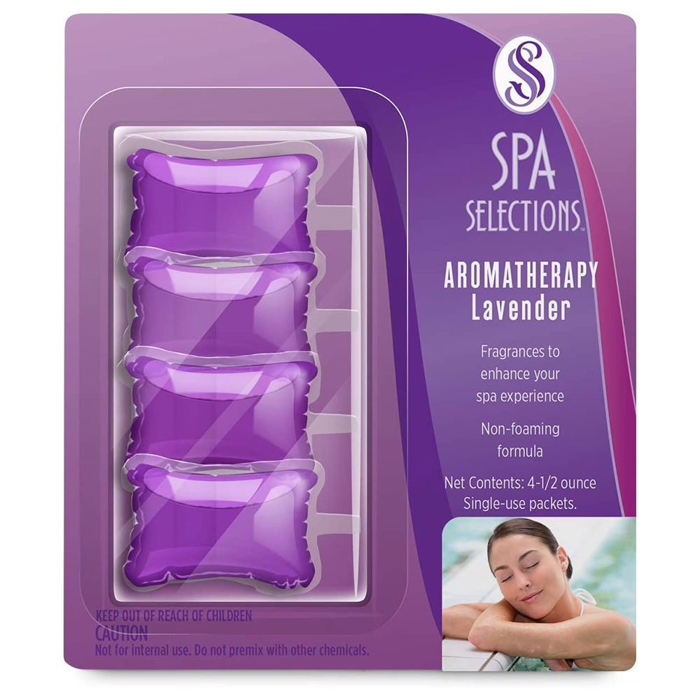 86254 Spa Selections Aromatherapy 4 Pillow Packs Lavender