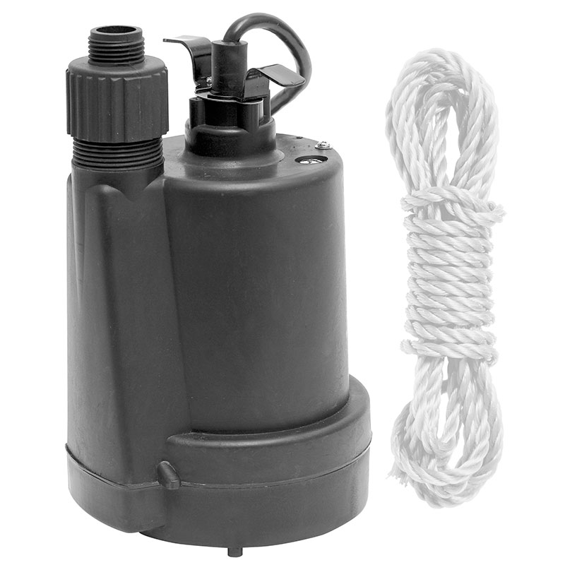 91029 Superior 1/5 HP Submersible Pool Water Drain Pump