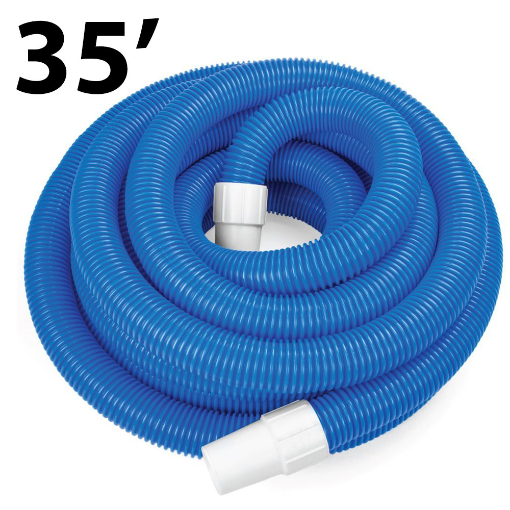 B8339 Swimming Pool 35ft Manual Vacuum Hose With Swivel Cuff