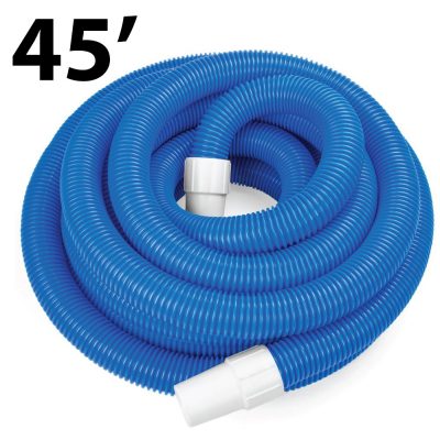 511545 Swimming Pool 45ft Manual Vacuum Hose With Swivel Cuff