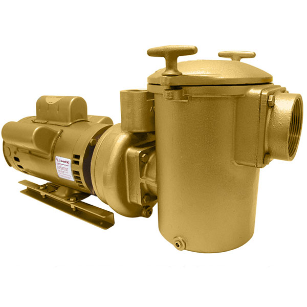 10050010 Swimming Pool Spa Aqua-Flo AC-Series Brass Pump 5 HP 1PH