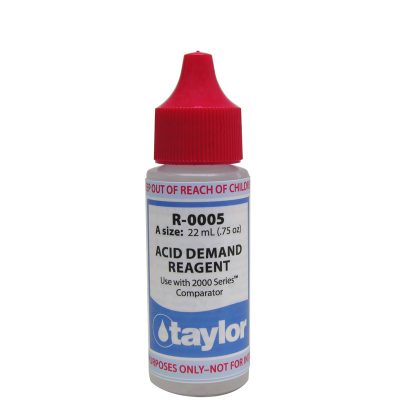 R-0005-A Taylor Dropper Bottle 0.75 oz Acid Demand Reagent