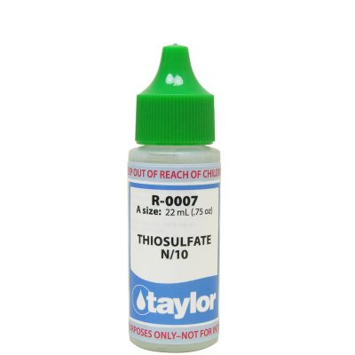 R-0007-A Taylor Dropper Bottle 0.75 oz Thiosulfate N/10