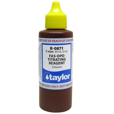 R-0871-C Taylor Dropper Bottle 2 oz FAS-DPD Titrating Reagent