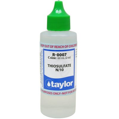 R-0007-C Taylor Dropper Bottle 2 oz Thiosulfate N/10