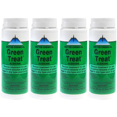 GT-C12 United Cemical Algaecide Green Treat - 4 Pack
