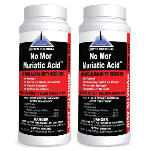 MURA-C12 United Chemical No Mor Muriatic Acid 2.5lb - 2 Pack