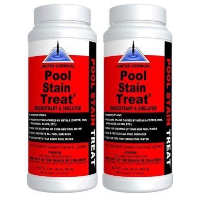 PST-C12 United Chemical Pool Stain Treat 2 lbs. (2 Count)