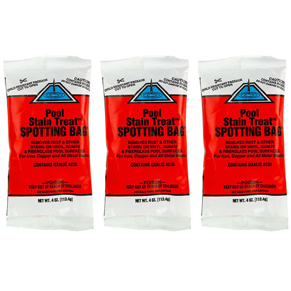 PST-C48 United Chemical Pool Stain Treat Spotting Bag 3-Pack Multi-Pack