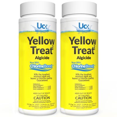 YT2-C12-3 United Chemical Yellow Treat 2 Treat 3 lb. Mustard Algicide - 2 Pack
