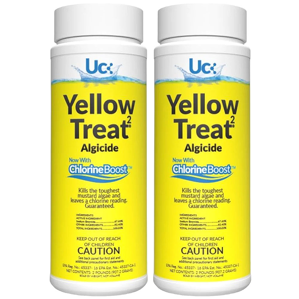 YT2-C12 United Chemical Yellow Treat 2 Algaecide 2lb. 2-Pack Multi-Pack